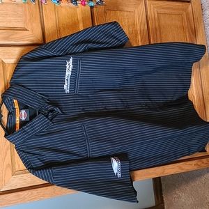 New Men's XL Harley-Davidson screaming eagle short sleeve button down shirt